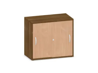 schuifdeurkast,HxBxD 720x800x430mm,decor romp noten,decor front beuken - 1