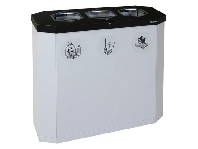 afvalverzamelstation,3x45l,HxBxD 830x950x355mm,3opening(en)