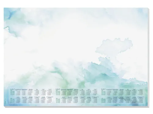 Designonderlegger Sigel Watercolor Sea 27/28/29 59,5x41cm 30 vel 80 gr