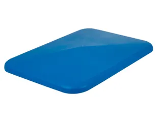 Deksel Voor Verrijdbare Rechthoekige Bak 340 Liter Blauw - 1