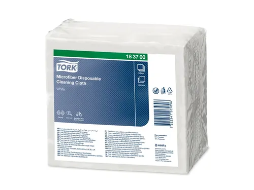 Microvezeldoek Tork Premium Disposable 40 vel wit 183700