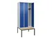 Armoire vestiaire Classic+ 3 comp 212x90x81,5cm gris clair/bleu