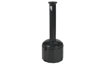 Staande asbak,HxBxD 950x358x328mm,PP,1binnenbak,romp donkergrijs - 2