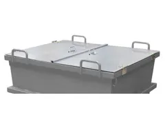 Couvercle Rabattable Pour Benne Universelle 2Parties Galvanisé