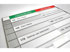 In-uit Fotobord 20 Namen Aluminium