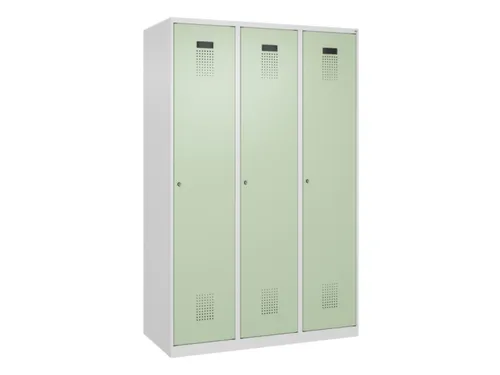 locker voor scheiding van kleding,HxBxD 1850x1200x500mm,3vak
