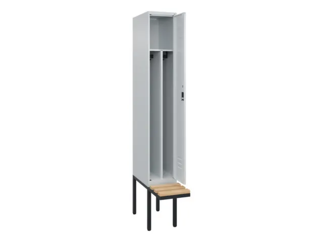 locker voor scheiding van kleding,HxBxD 2120x300x815mm,1vak