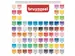 Crayon de couleur Bruynzeel Expression boîte 72 couleurs