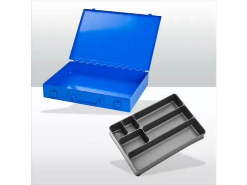 assortimentskoffer,HxBxD 50x335x240mm,6vakken