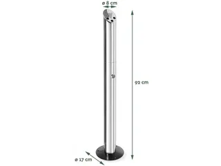 Asbak BRASQ Staand AT300 RVS - 3