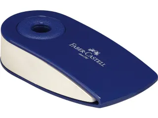 gum Faber-Castell SLEEVE MINI rood/blauw display a 24 assorti - 2