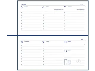 Agenda 2027 Ryam Memoplan 7 Suprema 7dagen/2pagina's landscape bordeau - 4