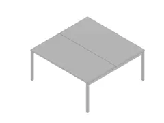 In hoogte verstelbare benchtafel,HxBxD 680-760x1600x1600mm,blad grijs