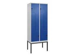 Z-garderobekast,HxBxD 2120x800x500mm,vak B 200/400mm,draaigrendel