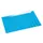 Vouwmap Secolor Folio ongelijk 225gr blauw