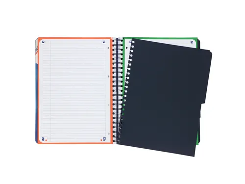 Projectboek Oxford Scribzee A4+ 4r Lijn 120vel Blauw