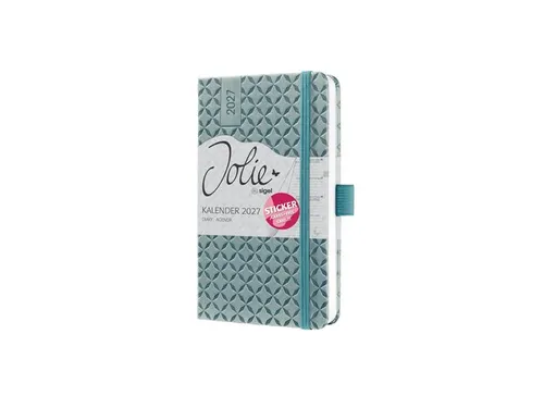 Weekagenda Flair A6 2027 (NL/FR/EN/DU) Ocean Blue Hardcover