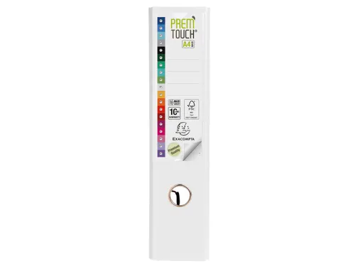 Ordner PP Prem'Touch A4maxi 80mm wit