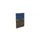 baliepaneel bureau aanbouw links 800mm NV bruin hickory BN6016-blauw