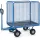 Handtrekwagen 6443PZ 450kg 1135x795mm draadgaas polyurethaan trekoog