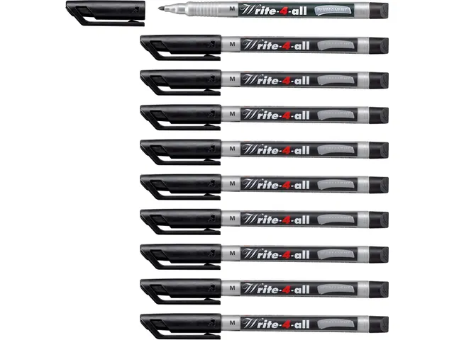 Viltstift STABILO Write-4-All 146/46 medium zwart