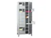 Armoire De Distribution Hxlxp 1850x770x500 2x10cases Ral7035 Façade R