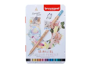 Kleurpotlood Bruynzeel Expression 12 stuks pastel kleuren - 1