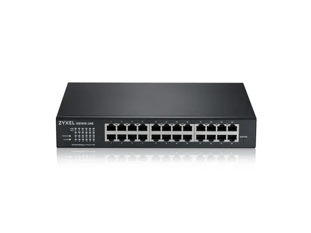 GS1915-24E, 24-port GbE Smart hybrid mode Switch, standalone or Nebula