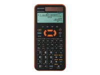 Calculator Sharp ELW531XGYR zwart-oranje wetenschappelijk write view