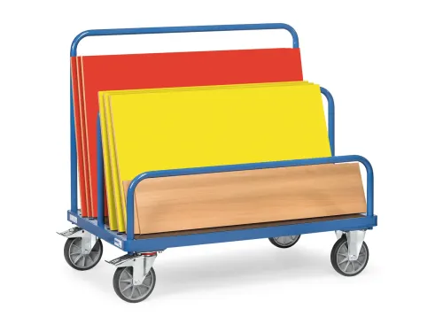Platenwagen 4465 - Zonder Beugels 500kg 1600x800mm Massief Rubber
