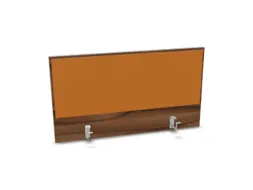 opzetpaneel bureau aanbouw achter NP-tiepolo nut BN3005-geel 1000mm