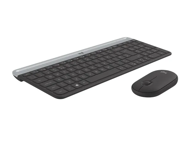 Logitech MK470 Toetsenbord QWERTZ Duits + muis RF Draadloos