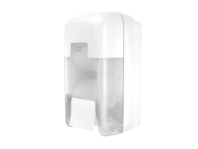Tork OptiServe 558041 Hulsloos 2-rol Toiletpapier Dispenser T7 Wit