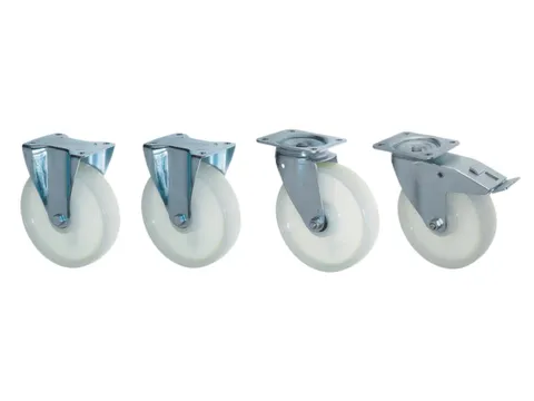 2Zwenk-/2Bokwielen,V. Bodemklepcontainer/Kiepbak,Polyamide