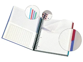 Projectboek Oxford Essentials A4+ 120vel assorti - 6