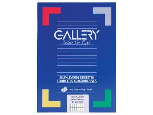 Gallery Witte Etiketten 105x42mm
