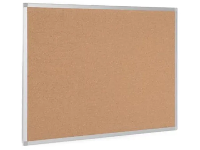 Kurkbord Met Aluminium Frame 90 X 60 Cm