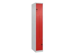 Z-garderobekast,HxBxD 1850x300x500mm,vak B 150/300mm,draaigrendel