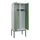 locker voor scheiding van kleding,HxBxD 2120x800x500mm,2vak