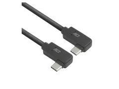Câble ACT USB-C coudé droite/gauche 10 Gbps 1m