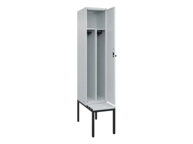 locker voor scheiding van kleding,HxBxD 2120x400x815mm,1vak