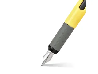 Kalligrafiepen SHEAFFER zwart, blauw,geel maxi penpunt F/M/B - 8
