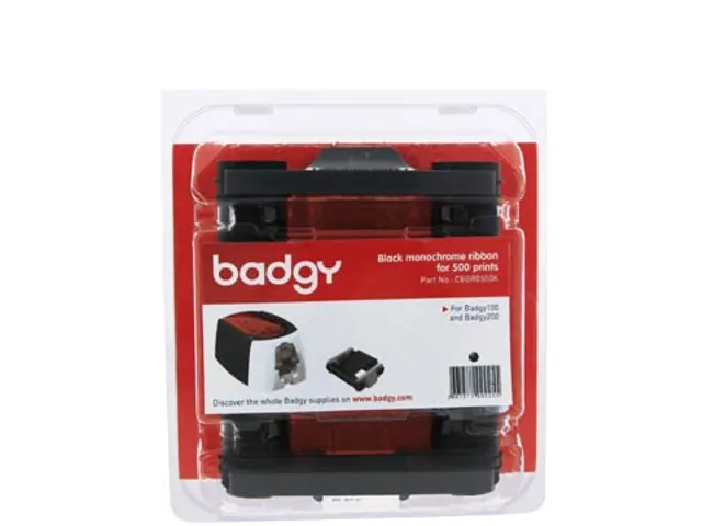 Lint zwart (500 prints) voor Badgy 100 & Badgy 200