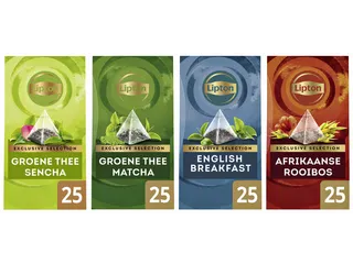 Thee Lipton Exclusive groene thee mandarijn sinaasappel 25 pramidezakj - 4