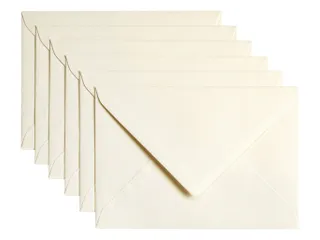 Envelop Papicolor C6 114x162mm Ivoor Gegomd - 1