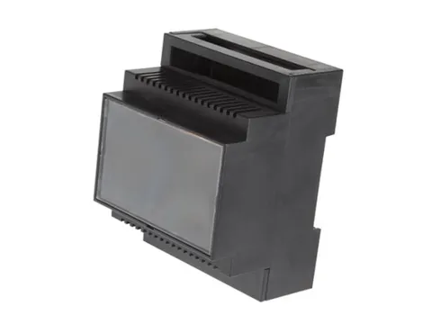 Din-RailBehuizing Met Ventilatiesleuven - 4Modules