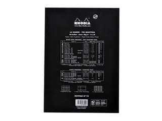Schrijfblok Rhodia A4 dots 80 vel 80gr zwart - 2