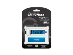 512GB USB-C IronKey Keypad 200C, FIPS 140-3 Lvl 3 (aangevraagd) AES-25