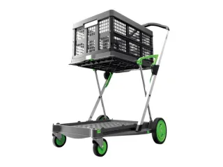 vouwbare winkelwagen,draagverm. 60kg,2etage(s),HxLxB 1025x890x550mm - 13