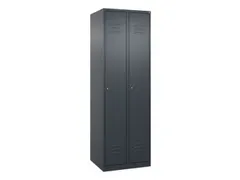 locker voor scheiding van kleding,HxBxD 1850x600x500mm,2vak